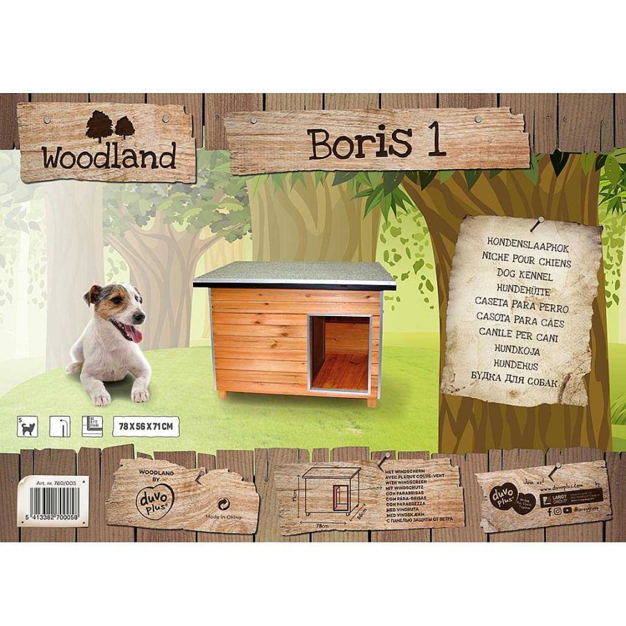 Perros Duvo Plus | Duvo Plus Caseta Para Perro Woodland Boris