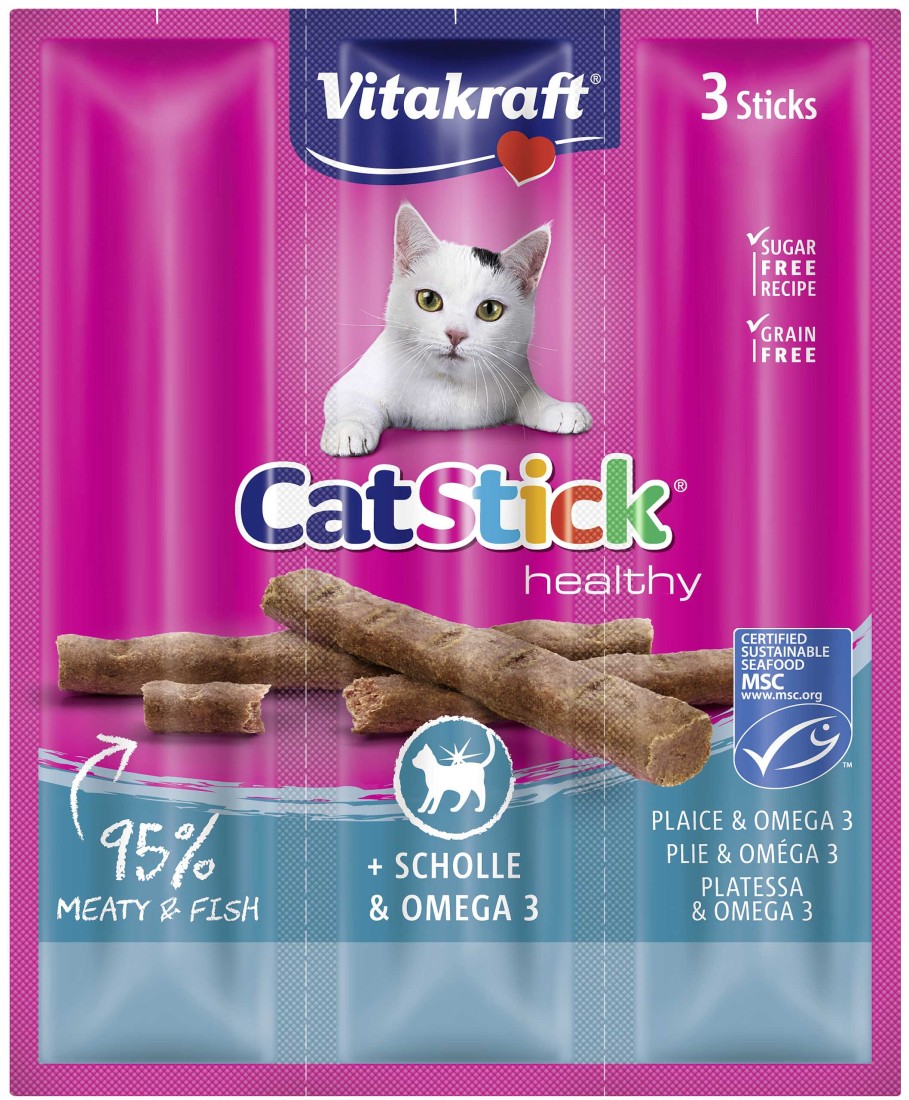 Gatos Vitakraft Palitos | Vitakraft Cat Stick Pescado Y Omega 3