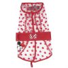 Perros For Fan Pets Chubasqueros | For Fan Pets Impermeable Ajustable De Minnie Para Perros