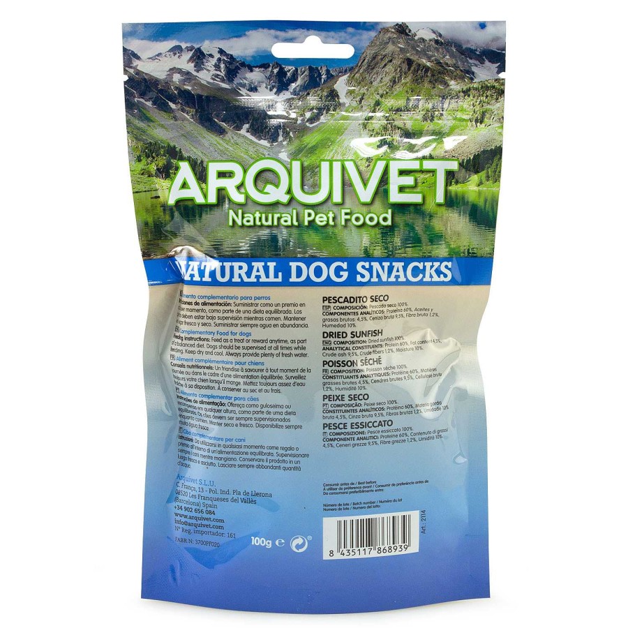 Perros Arquivet Naturales | Arquivet Snack Natural Para Perros De Pescadito Seco