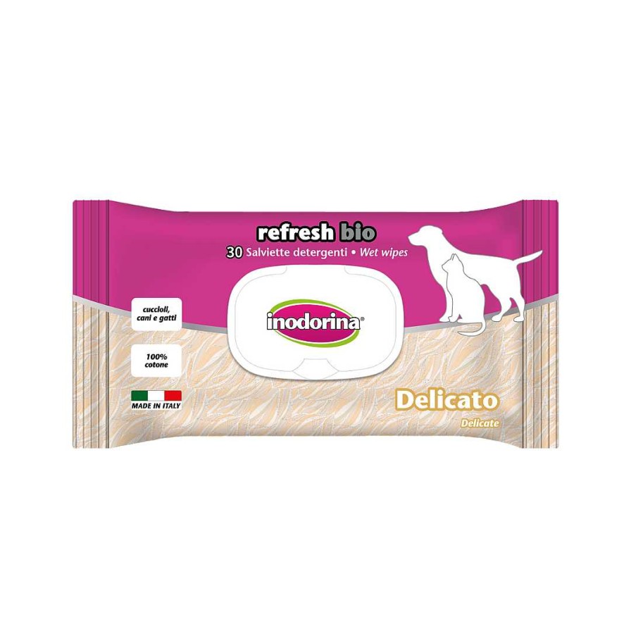 Gatos Inodorina Limpieza Y Desinfecci N | Inodorina Toallitas H Medas Refresh Bio Neutra