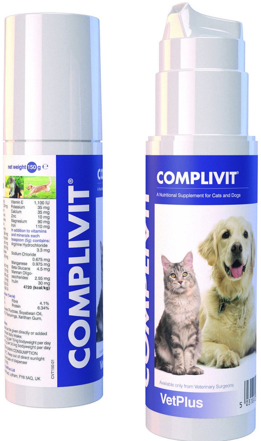 Gatos VetPlus | Vetplus Complivit Para Equilibrar El Nivel Energ Tico En Perros Y Gatos