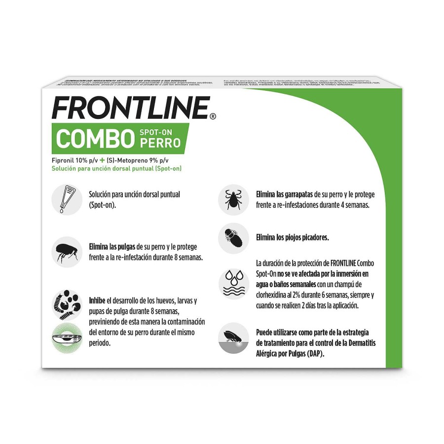 Perros Frontline Pipetas | Frontline Pipetas Combo Spot-On Para Perros De 40-60 Kg