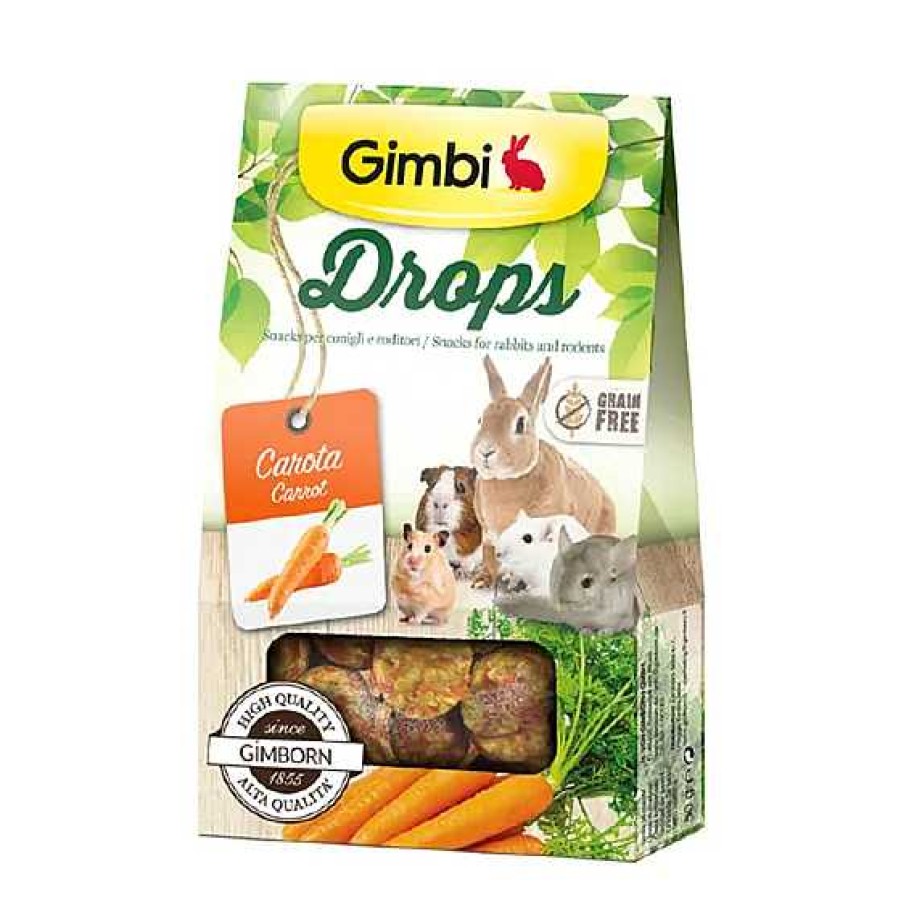 Roedores Gimborn | Gimborn Gimbi Drops Zanahoria, 50 G.