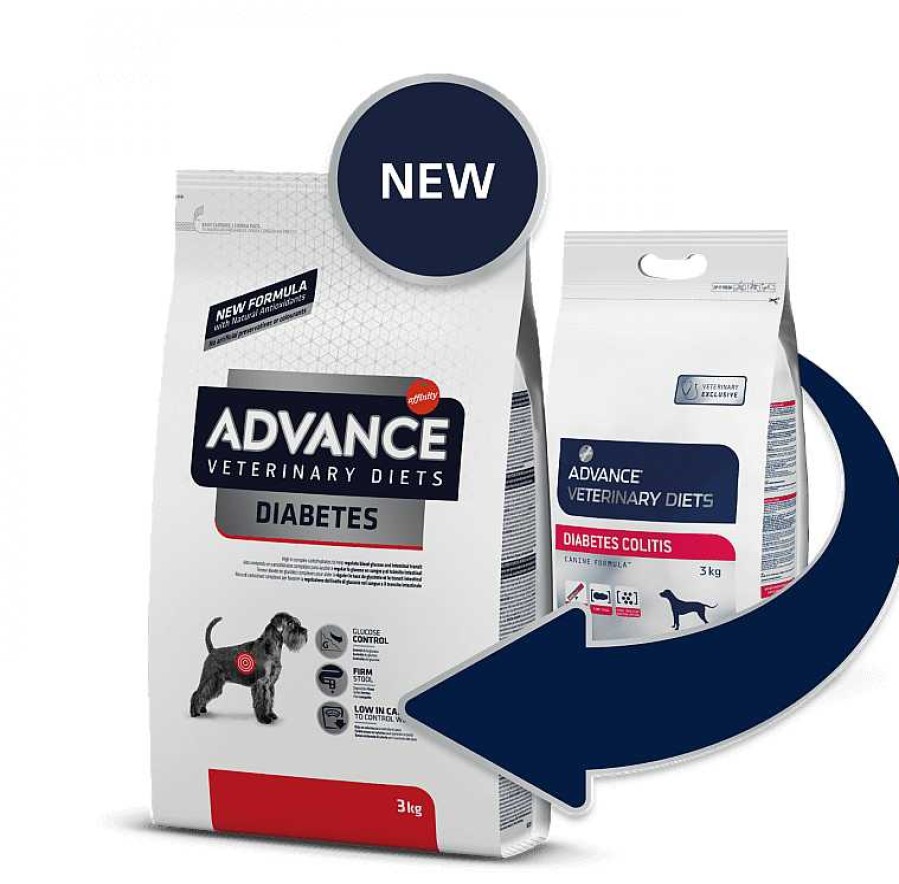 Perros Advance Dieta Veterinaria | Advance Pienso Diabetes Y Colitis Para Perro Adulto