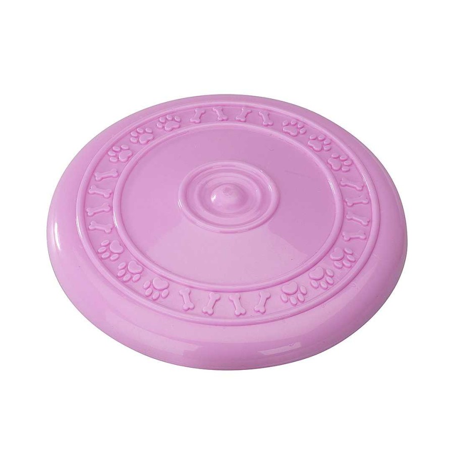 Perros Ebi Discos Y Frisbees | Ebi Frisbee De Goma Sabor Fresa Para Perro