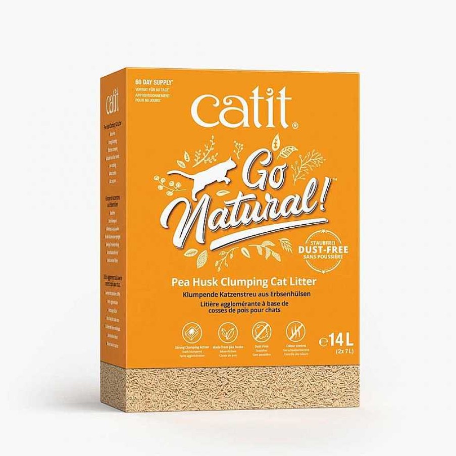 Gatos Catit Arenas | Catit Go Natural! Arena C Scara De Guisantes Aroma Vainilla