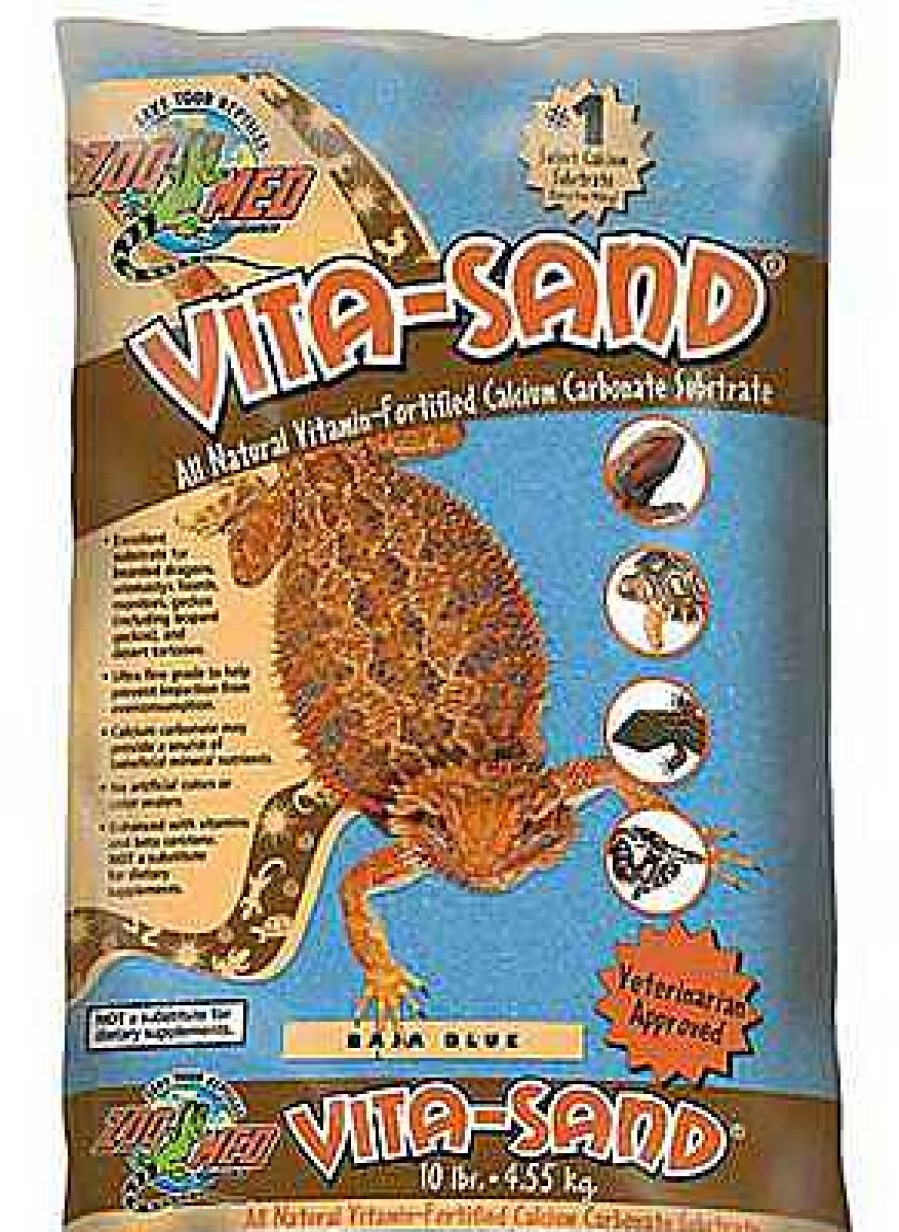 Reptiles Zoo Med | Zoo Med Arena Para Reptiles Vita Sand Amarillo