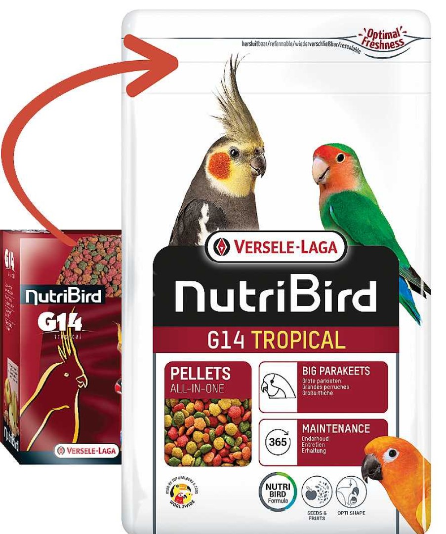 P Jaros Versele Laga | Versele Laga Nutribird G14 Tropical Para Periquitos Grandes