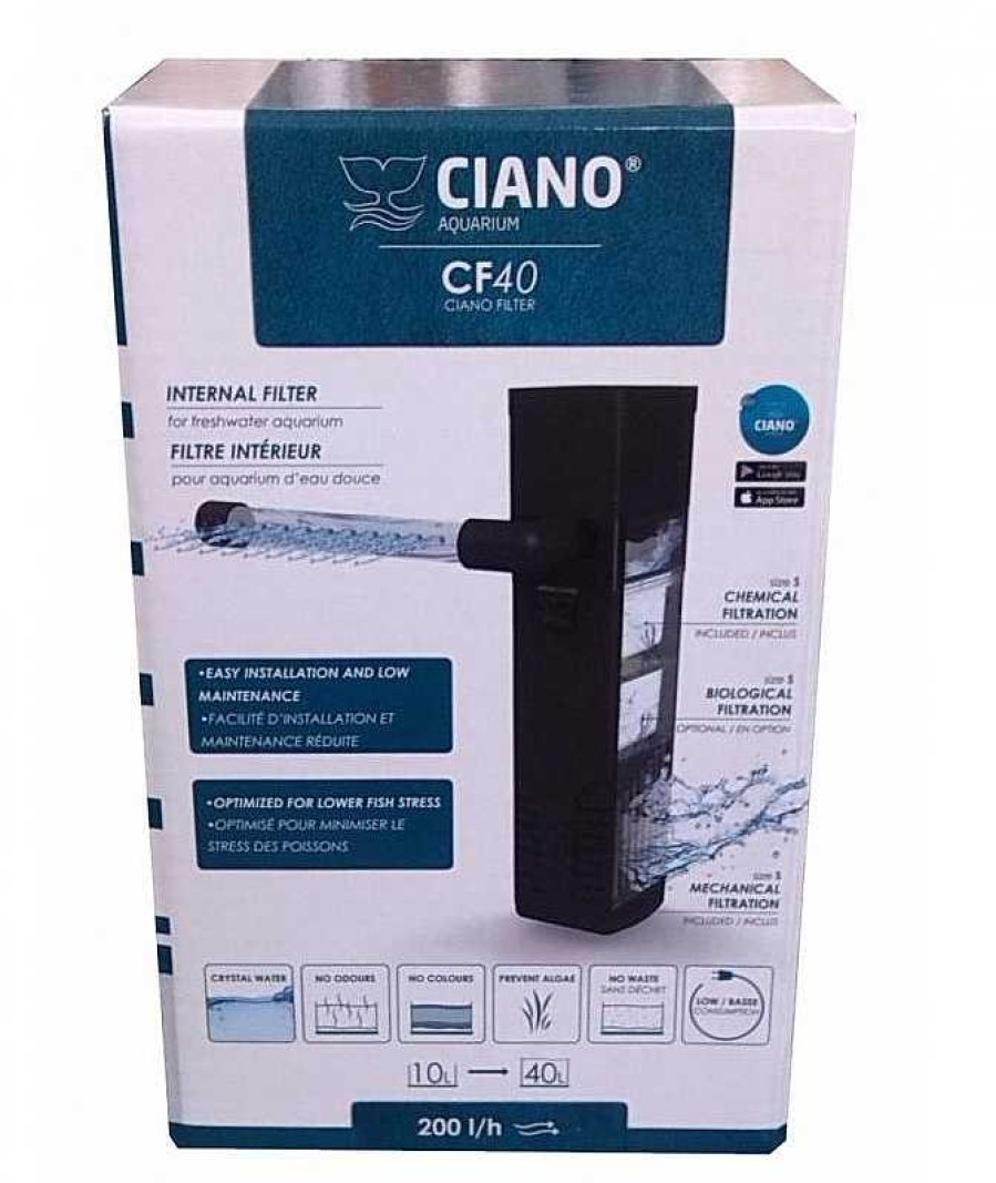 Peces Ciano Filtros Interiores | Ciano Filtro Cf40