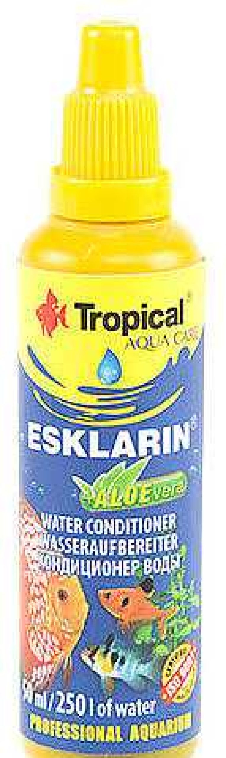 Peces Tropical Mantenimiento Del Agua | Tropical Esklarin Con Aloe Vera 250 Ml