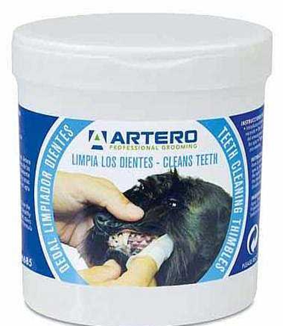 Gatos Artero Higiene Bucodental | Artero Dedal Limpiador De Dientes Para Perros Y Gatos