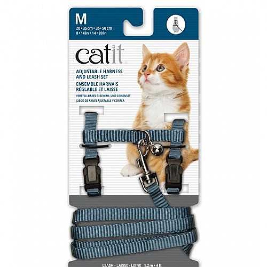 Gatos Catit Arneses Y Correas | Catit Arn S Y Correa Azul