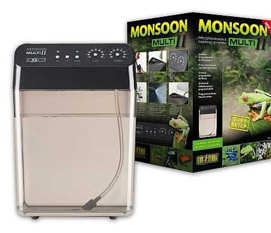 Reptiles Exo Terra Sistemas De Lluvia Artificial | Exo Terra Monsoon Multi Ii Sistema De Niebla 8L