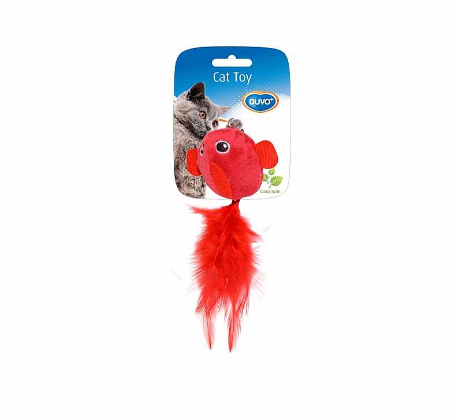 Gatos Duvo Plus Peluches Y Plumas | Duvo Plus P Jaro Con Plumas X2