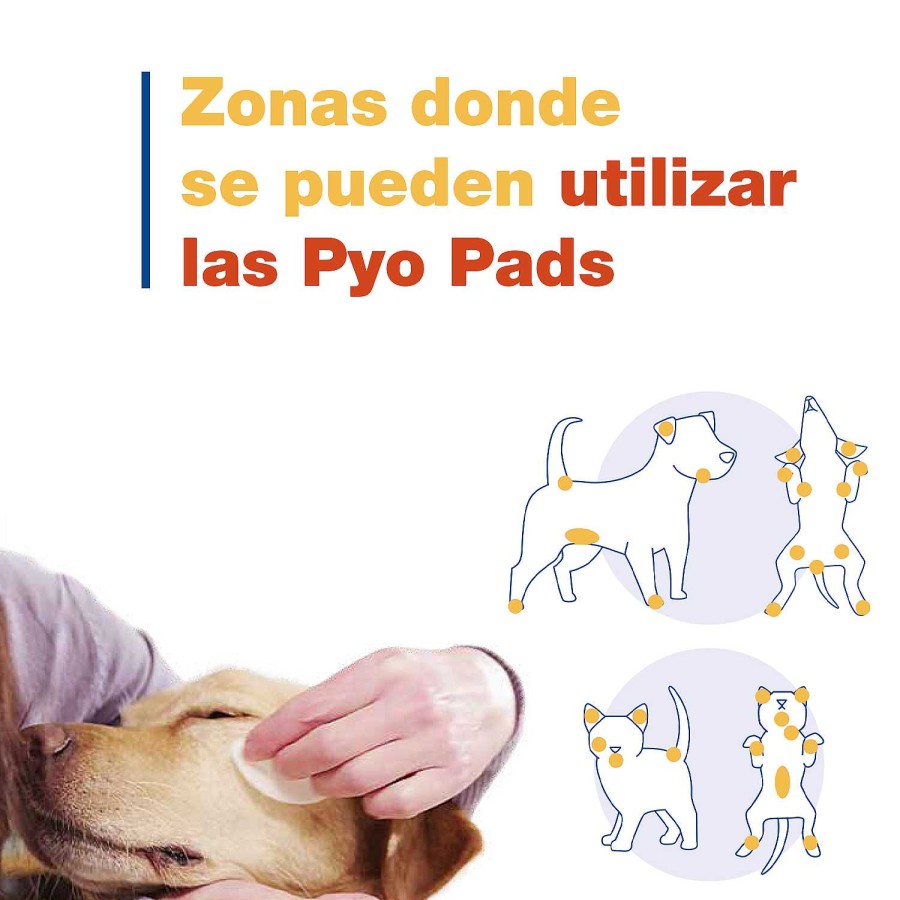 Gatos Douxo Limpieza Y Desinfecci N | Douxo Pyo Pads Discos De Algod N Para Perros Y Gatos