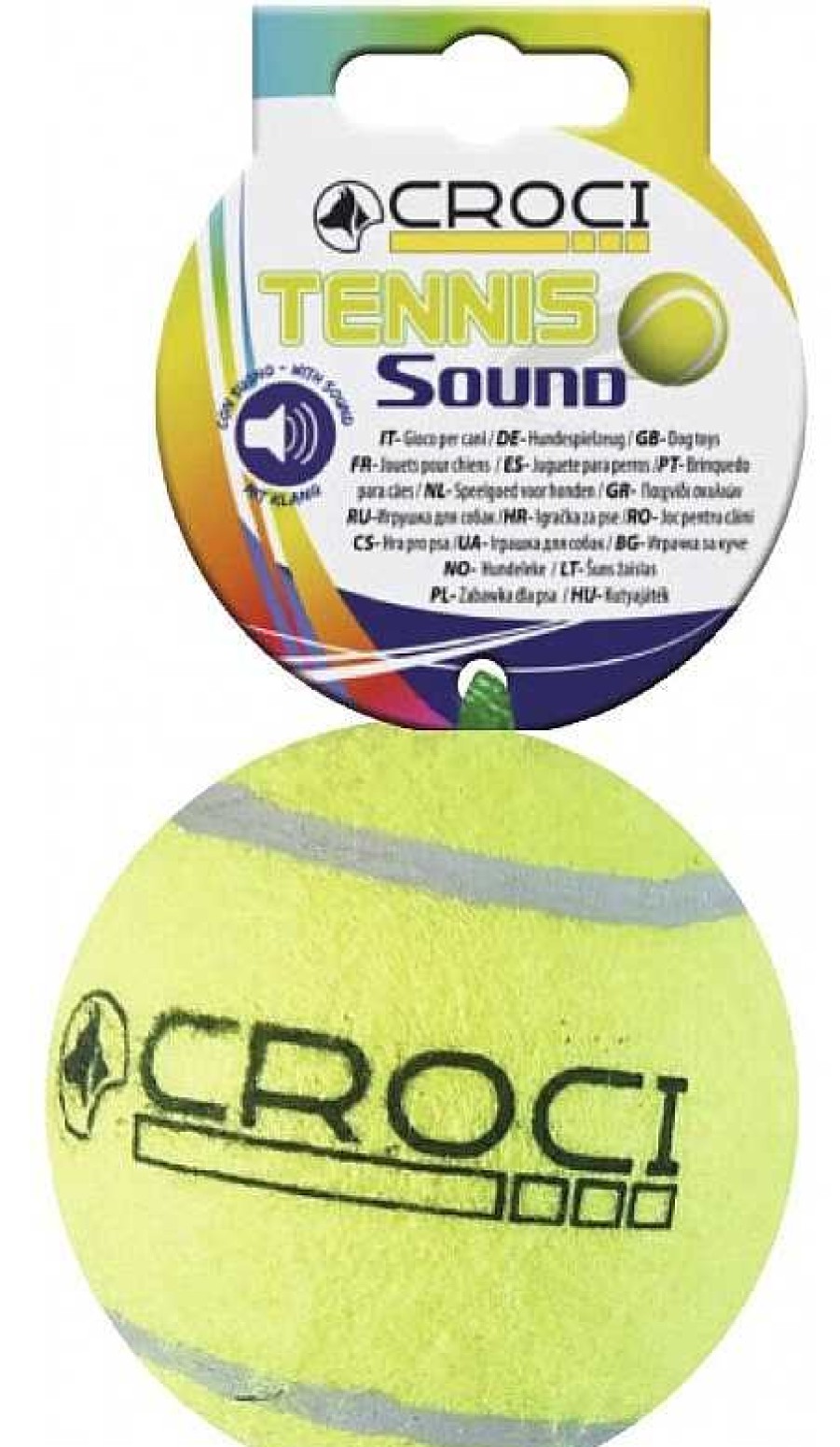 Perros Croci Pelotas | Croci Pelota De Tenis Con Sonido Para Perros