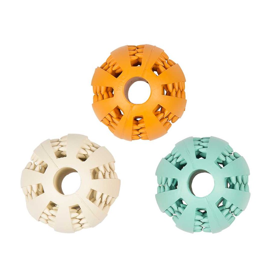 Perros Duvo Plus De L Tex | Duvo Plus Pelota De Goma Dental Para Perro