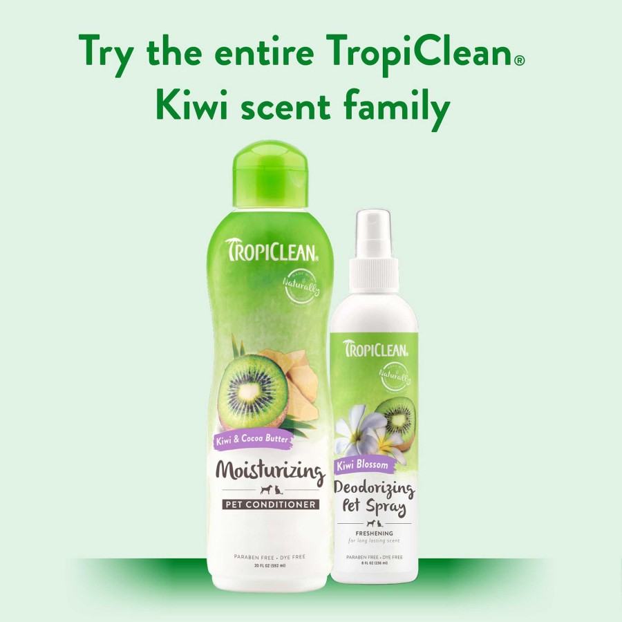 Perros TropiClean Acondicionadores Y Complementos | Tropiclean Acondicionador Kiwi Y Crema De Coco Para Mascotas