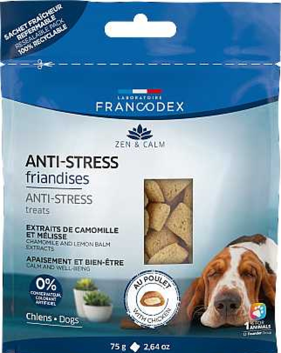 Perros Francodex Semi-H Medos | Francodex Snacks Anti-Estr S Para Cachorros Y Perros Adultos