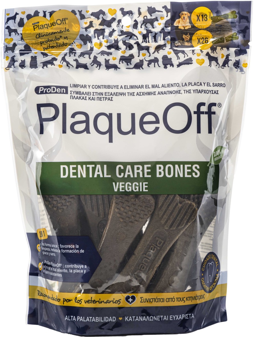 Perros PlaqueOff Higiene Dental | Plaqueoff Veggie Bones