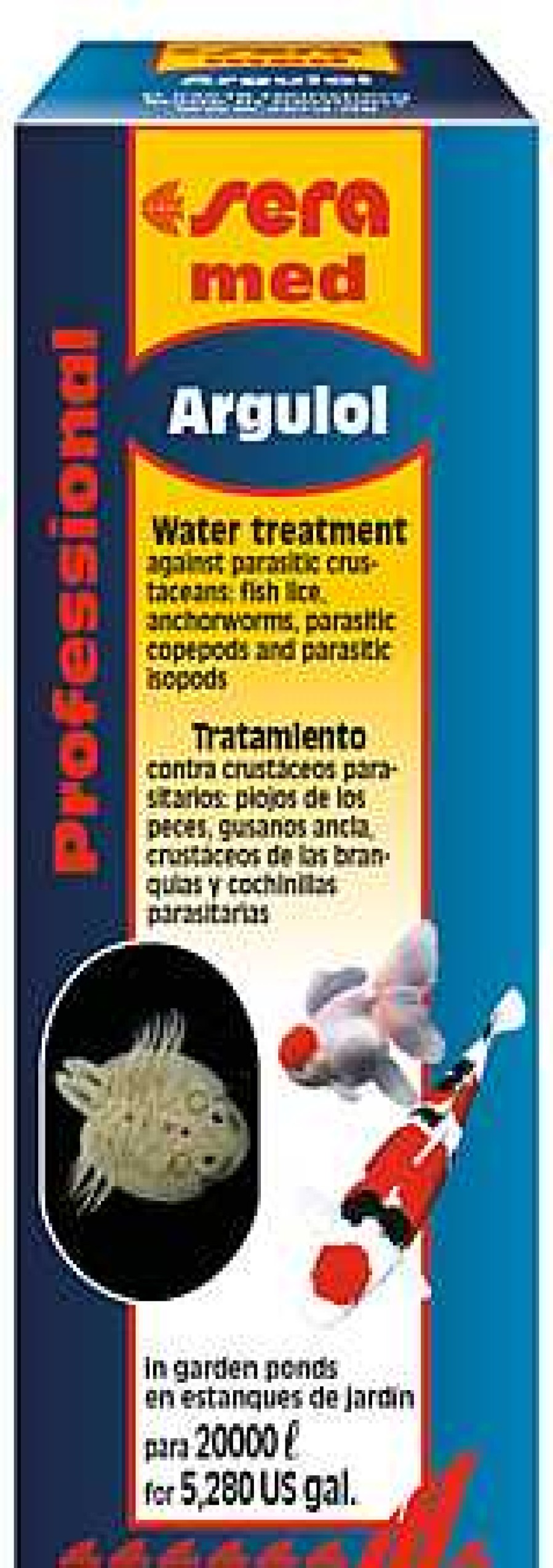 Peces Sera Anti Algas Y Cuidado Del Agua | Sera Med Professional Argulol Acondicionador Para Crust Ceos Parasitarios