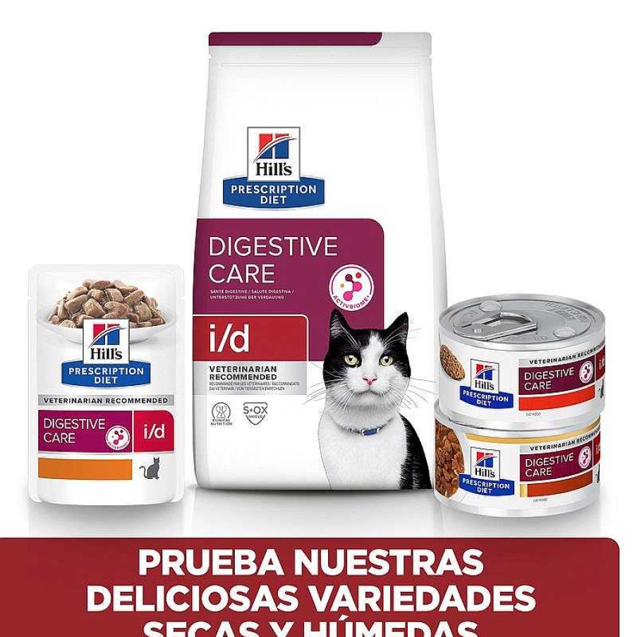 Gatos Hill's Dieta Veterinaria | Hill'S Comida H Meda Prescription Diet I/D Digestive Care Para El Cuidado Digestivo En Gatos