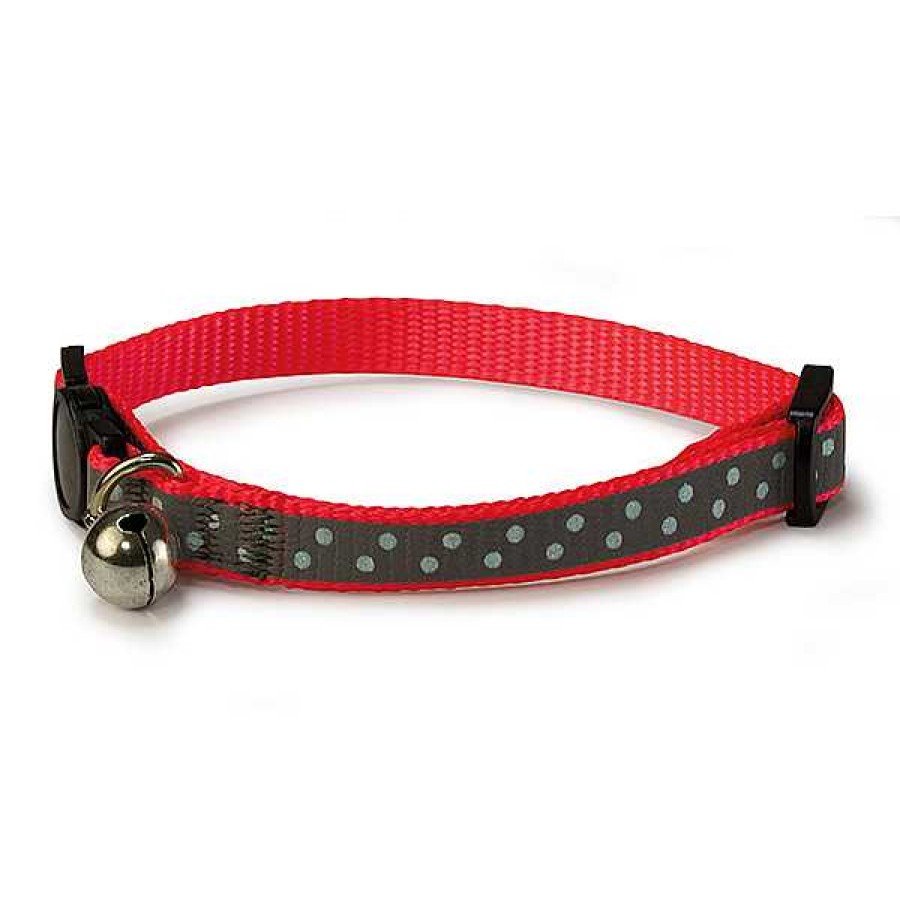 Gatos Arquivet Collares | Arquivet Collar Reflectante Rojo Para Gatos