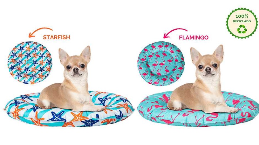 Perros Freedog Mantas Y Alfombras | Freedog Colchoneta Refrescante Starfish Para Perros