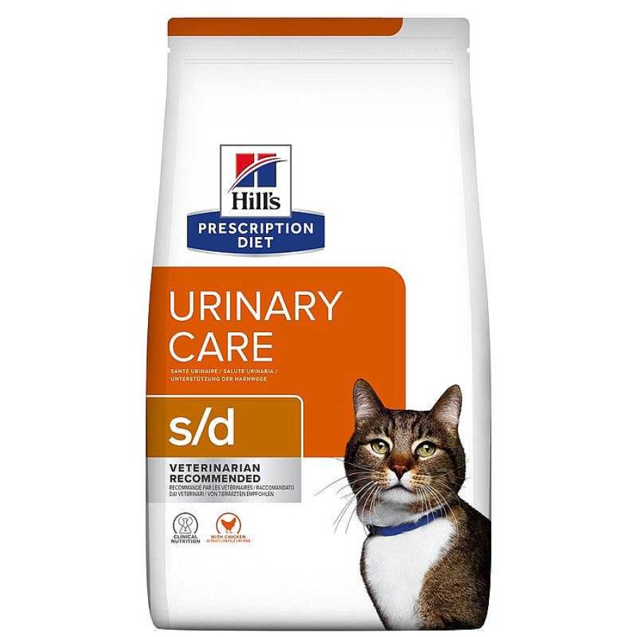 Gatos Hill's Dieta Veterinaria | Hill'S Pienso Prescription Diet S/D Para Urolitos/C Lculos/Cristales De Estruvita En Gatos