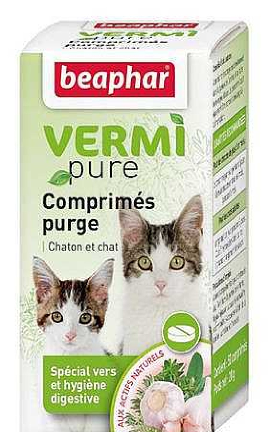 Gatos Beaphar Internos | Beaphar Vermipure Comprimidos Naturales Para Par Sitos Intestinales Gatos