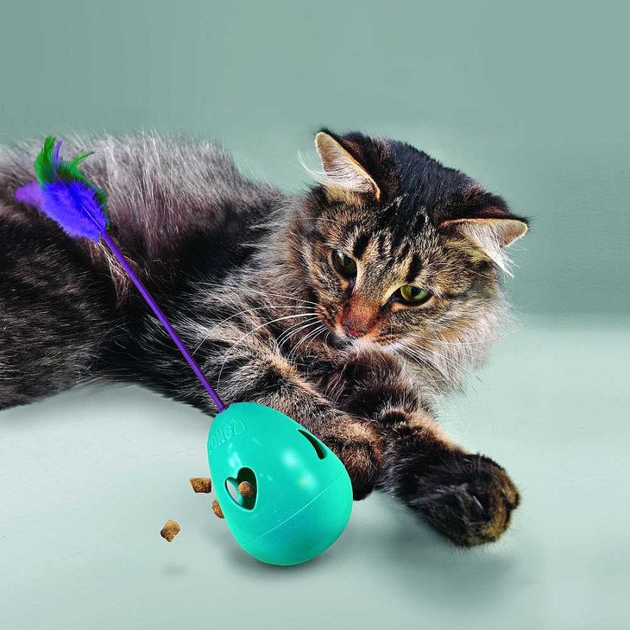 Gatos KONG De Inteligencia E Interactivos | Kong Juguete Interactivo Infused Tippin Treat Para Gato