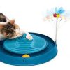 Gatos Catit Movimiento | Catit Circuito Azul Con Pelota Y Masajeador De Catnip