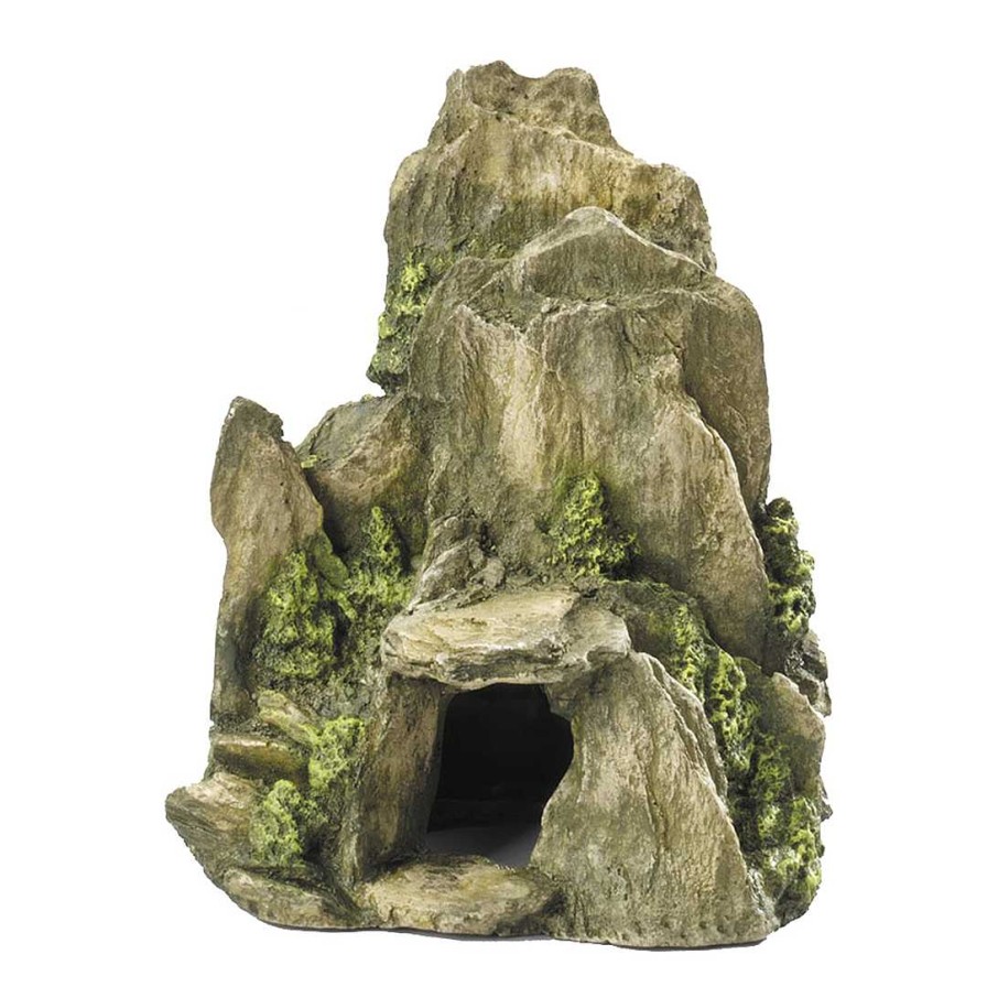 Peces Europet Rocas Y Cuevas | Europet Piedra Con Musgo De Decoraci N Para Acuarios