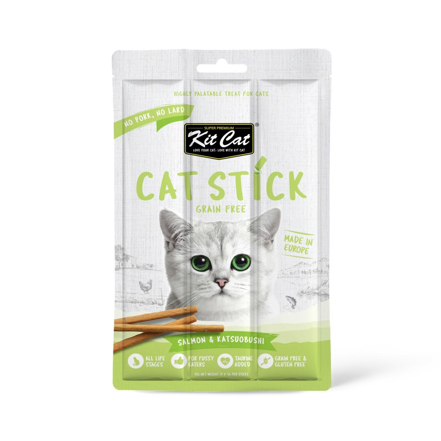 Gatos Kit Cat Palitos | Kit Cat Stick De Salm N Y Katsuobushi Para Gatos