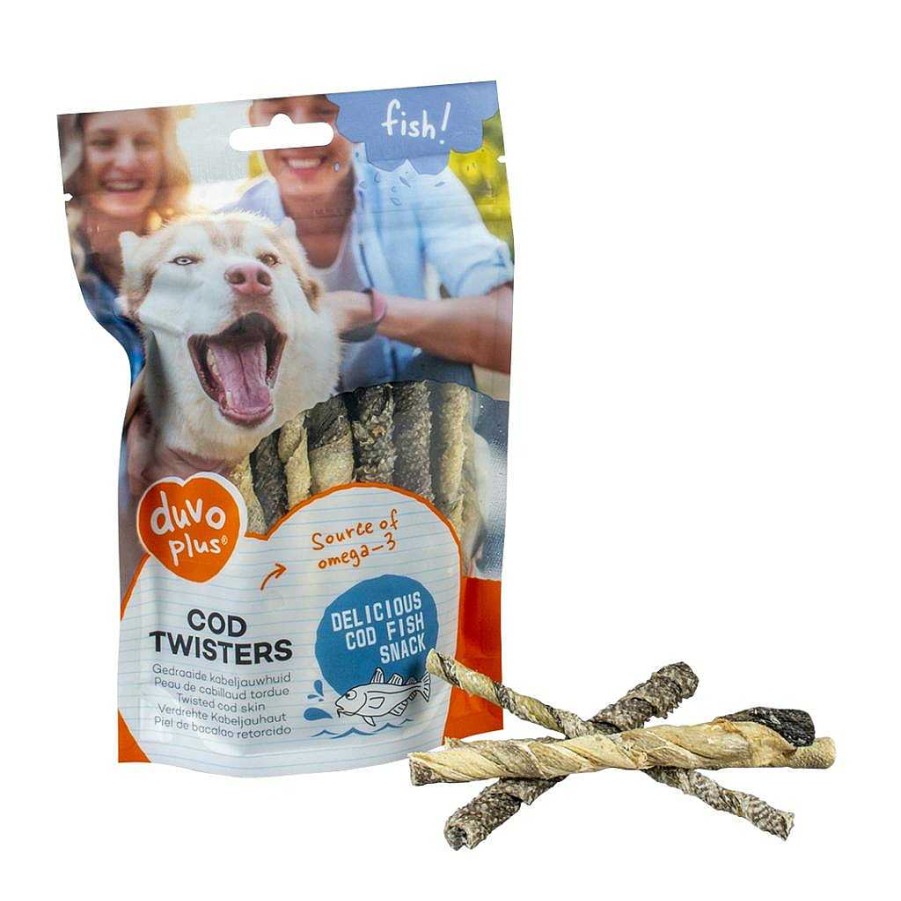 Perros Duvo Plus Light | Duvo Plus Snacks Twisters De Bacalao Para Perros