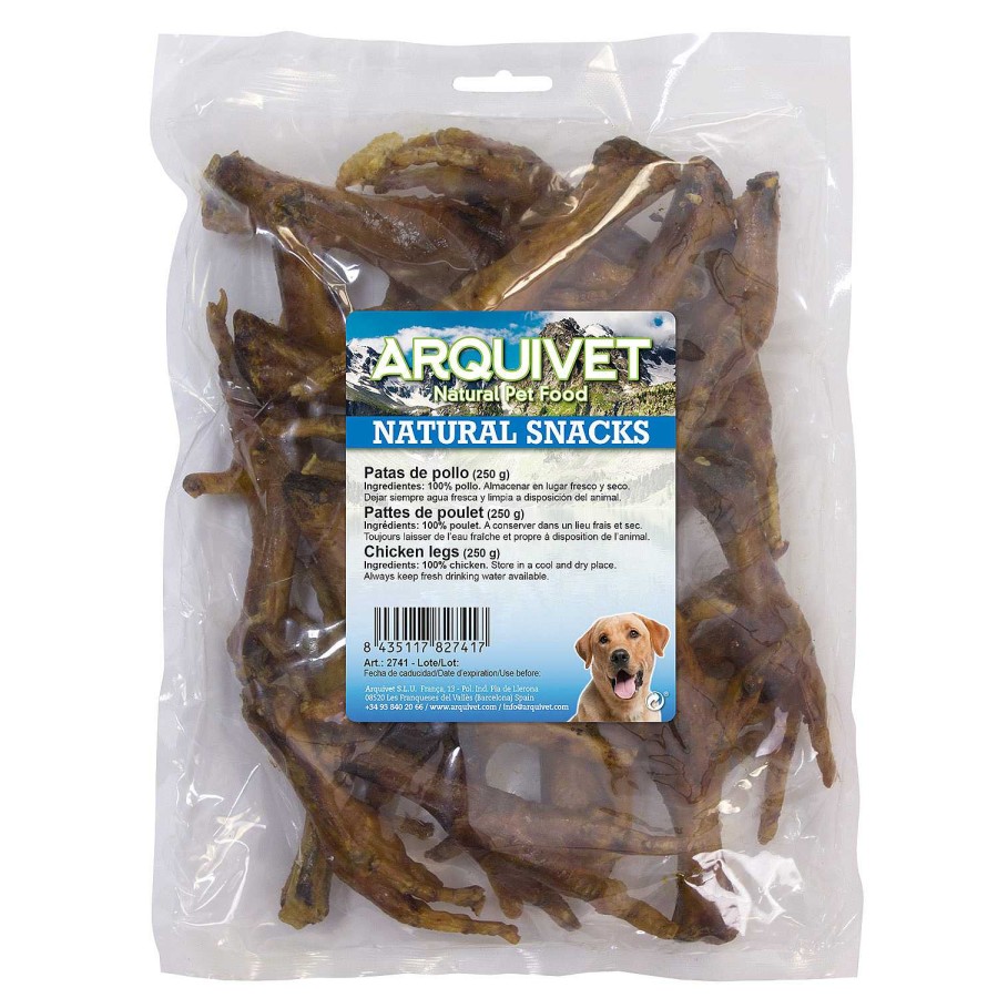 Perros Arquivet Naturales | Arquivet Patas De Pollo Deshidratadas Para Perro