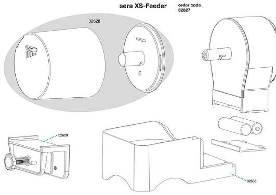 Peces Sera Comederos Autom Ticos | Sera Xs-Feeder Comedero Automatico