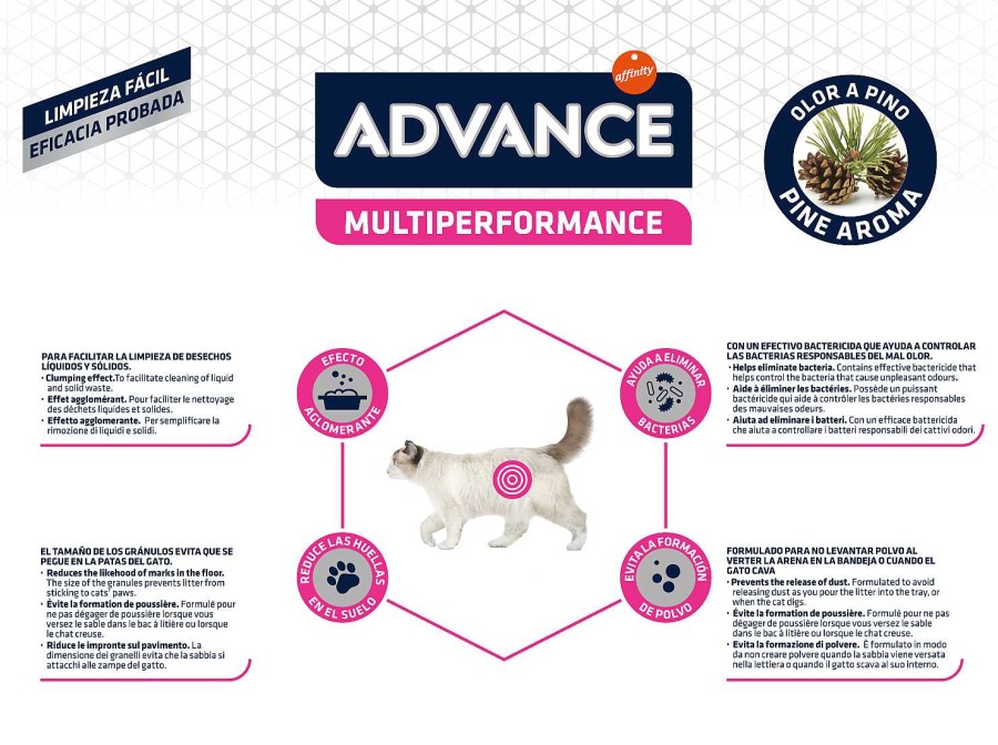 Gatos Advance Arenas | Advance Arena Aglomerante Multiperformance Para Gatos