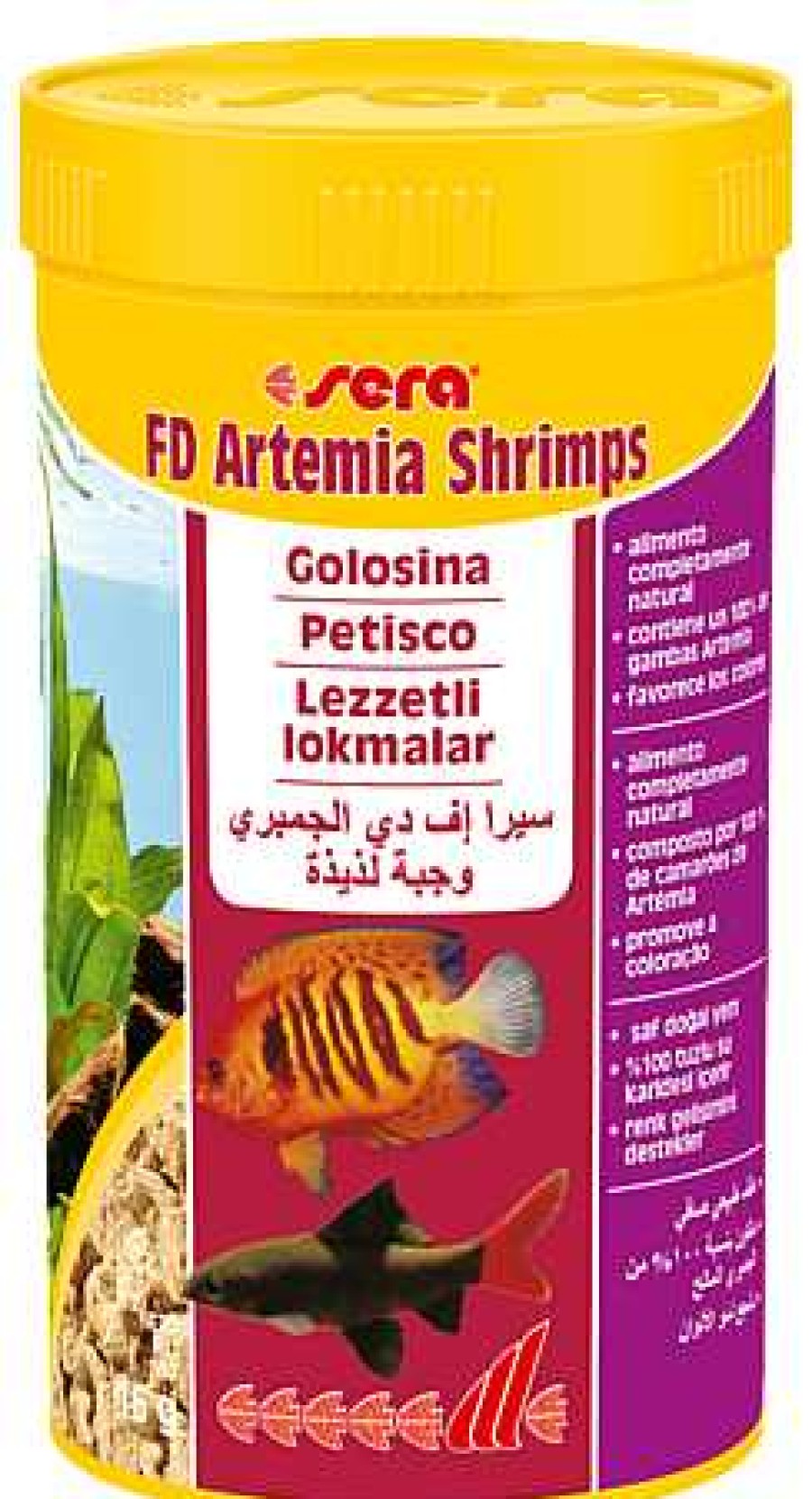 Peces Sera Agua Caliente | Sera Fd Artemia Shrimps Para Unos Colores Vistosos