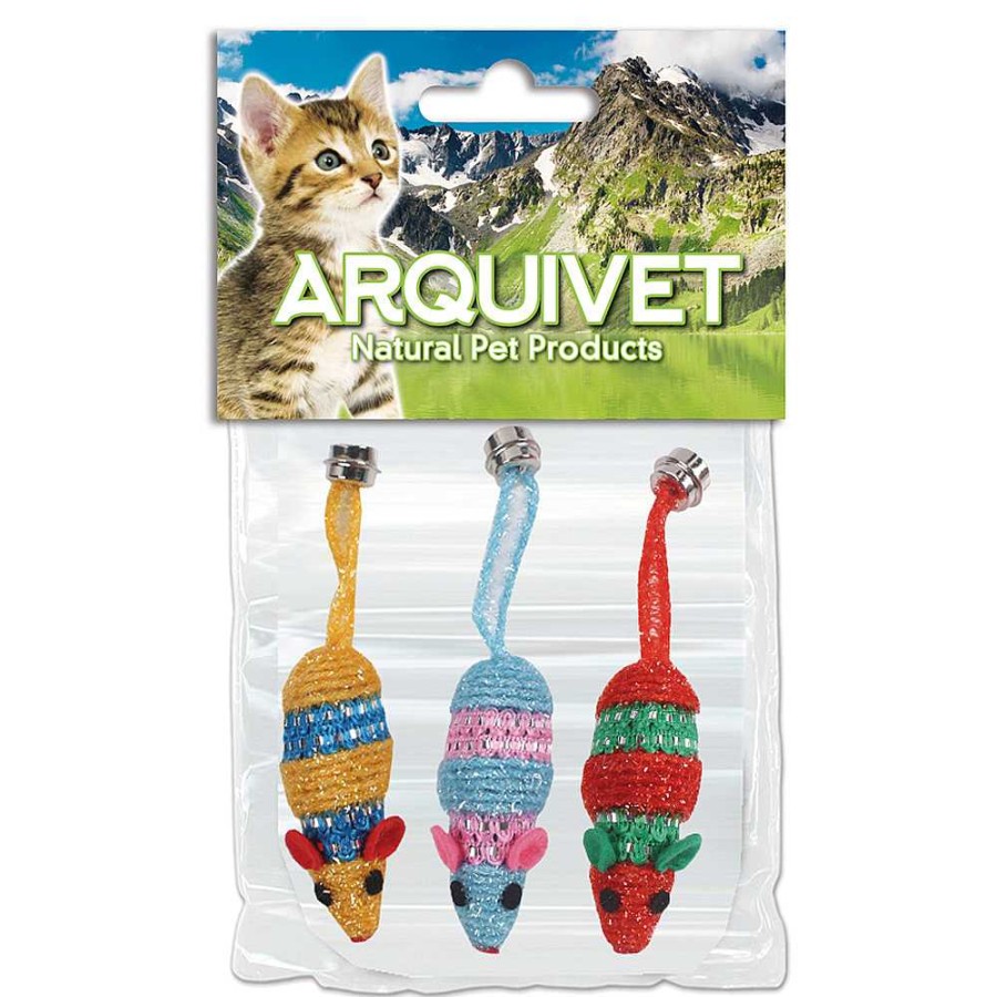 Gatos Arquivet Ratones | Arquivet Kit 3 Ratones Colores Surtidos