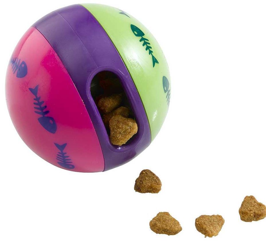 Gatos Ferplast De Inteligencia E Interactivos | Ferplast Pelota Dispensadora De Snacks Para Gato