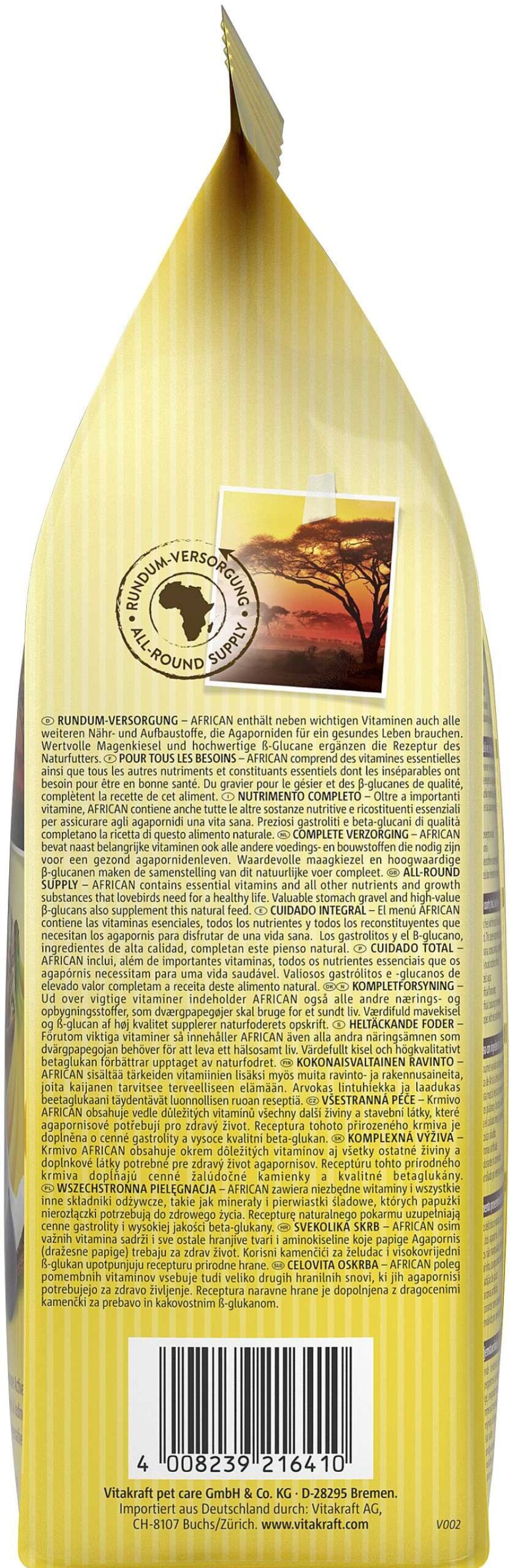 P Jaros Vitakraft | Vitakraft African Aroma (Agapornis) Para Aves