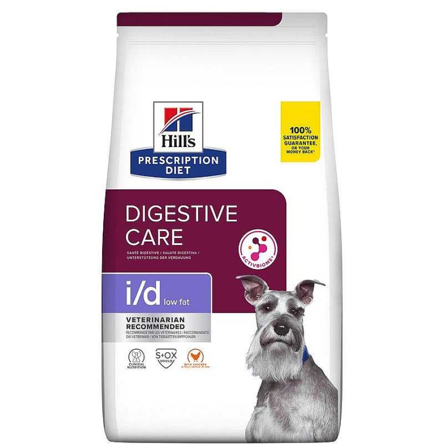 Perros Hill's Dieta Veterinaria | Hill'S Pienso Prescription Diet I/D Digestive Care Low Fat Para El Cuidado Digestivo En Perros