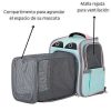 Gatos Freedog Transportines | Freedog Mochila Fuji Transport N Con Compartimento Gris Y Azul