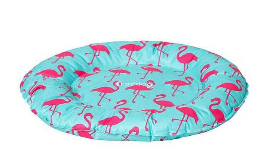 Perros Freedog Mantas Y Alfombras | Freedog Colchoneta Refrescante Flamingo Para Perros