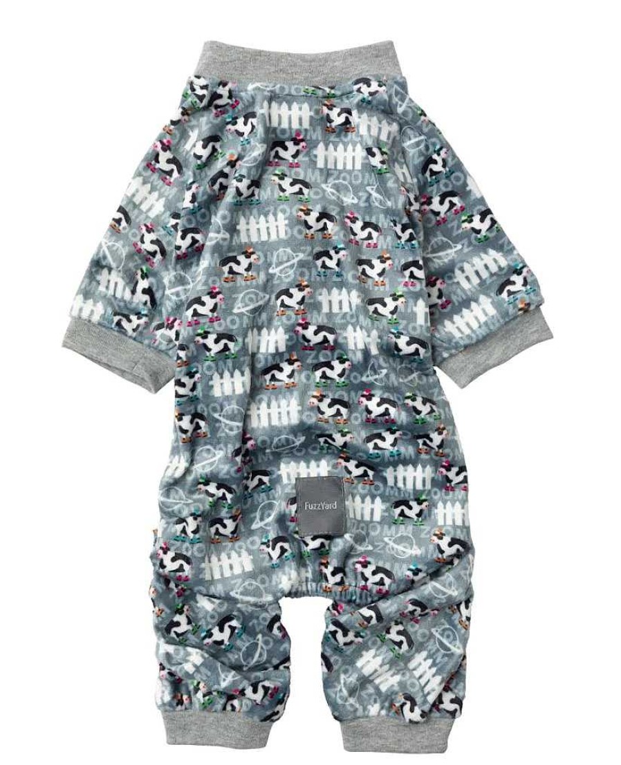 Perros FuzzYard Pijamas | Fuzzyard Pijama Cosmic Con Vacas Para Perros