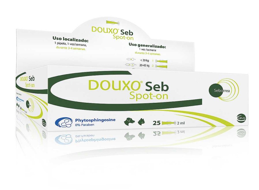 Gatos Douxo Higiene Auricular | Douxo Seb Spot-On Antiolor Y Seborregulador Para Perros Y Gatos