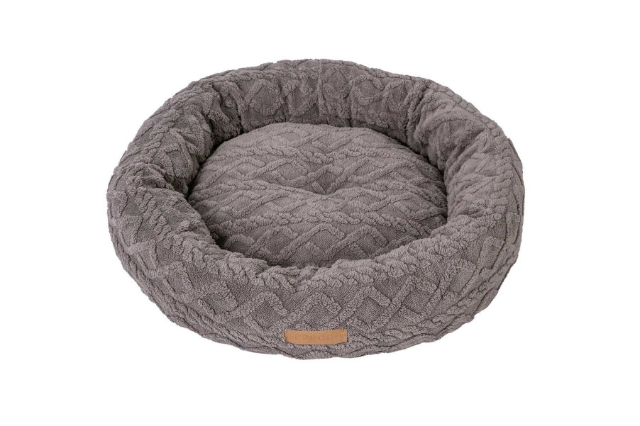 Gatos Freedog Camas | Freedog Cama Donut Artic Gris Claro Para Perro Y Gato