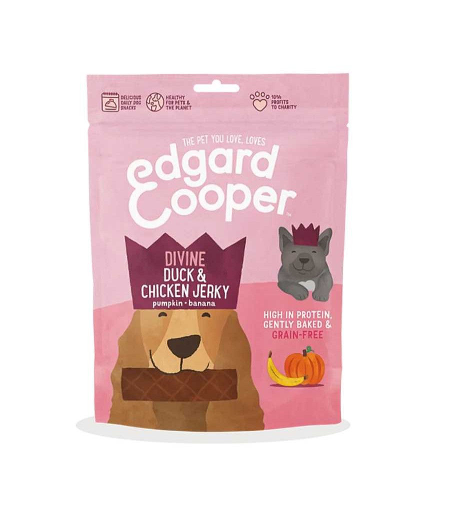 Perros Edgard & Cooper Semi-H Medos | Edgard & Cooper Snacks Sin Cereales Con Pato, Pollo, Calabaza Y Pl Tano